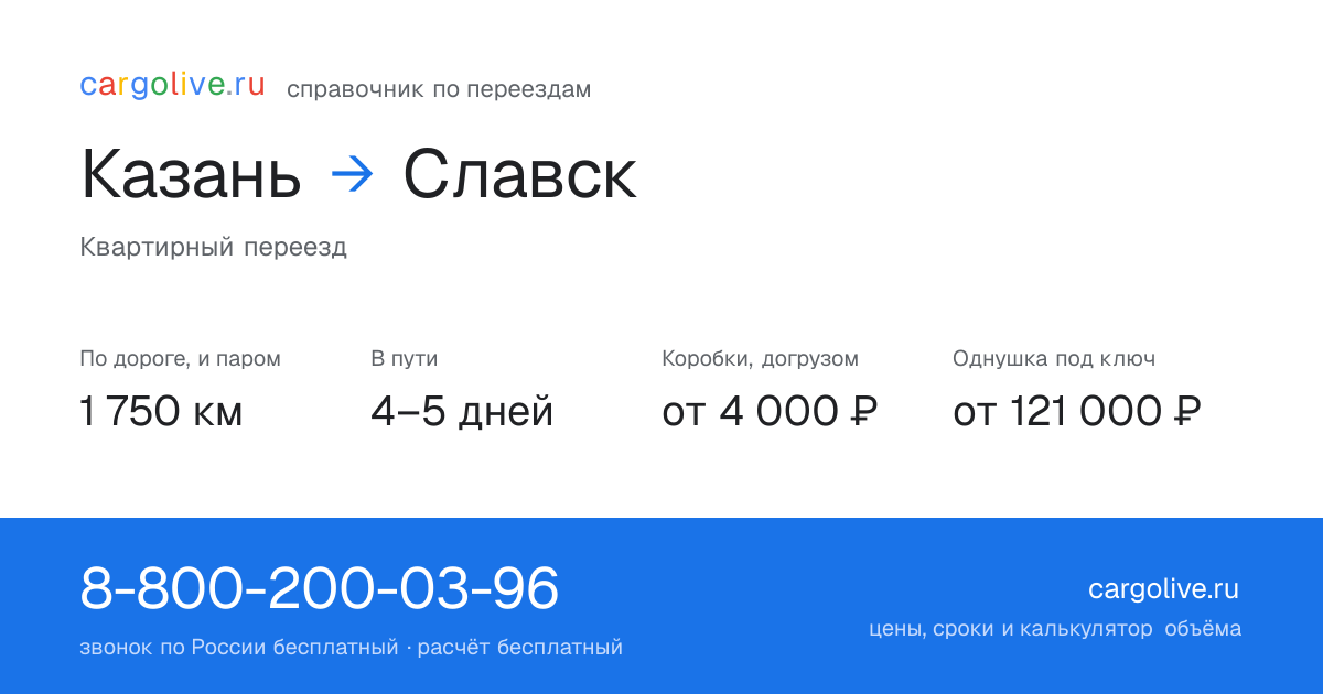 Переезд из Казани в Славск: 1 750 км по дороге и паром, 4–5 дней в пути, от 4 000 ₽