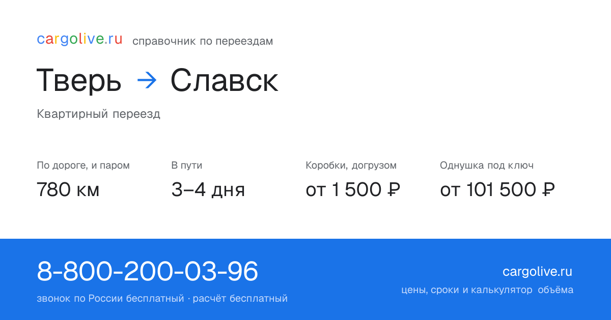Переезд из Твери в Славск: 780 км по дороге и паром, 3–4 дня в пути, от 2 000 ₽